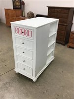 Unique farmhouse style cabinet chest of drawers