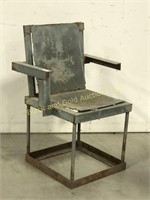 One of a kind kid size iron chair!