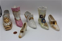Vintage Porcelain Shoes Lot #4