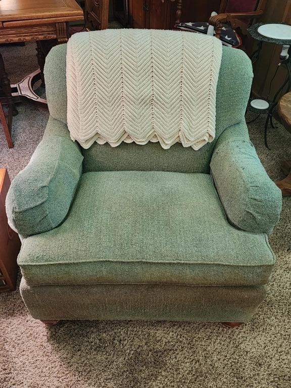 Ethan Allen Green Chair