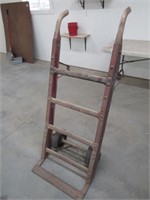 AMERICAN FEED STORE HAND TRUCK W/ OLD RED PAINT