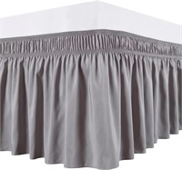 Biscaynebay Bed Skirt Queen 11 Drop Silver