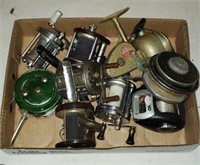 Assortment of Old Fishing Reels