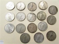 17 Silver Dollars