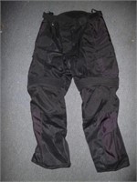 Sedici Men's Motorcycle Padded Rain Pants Size 34