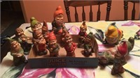 Large lot of gnomes