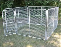10x10 x6’ Gold Series Chain Link Dog Kennel