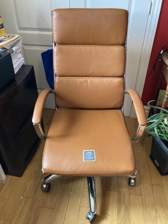 Faux Leather Executive Office Chair