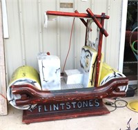Vintage Flintstones Kiddie Ride, It Works!