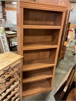 Wooden book shelf 79”x29.5”