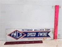 PMCO Metal Sign 16" x 4"