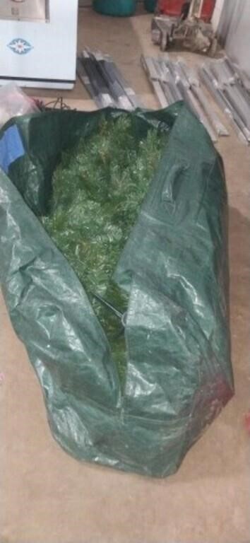 Christmas tree in bag at least 6ft (as it)