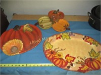 3pc Fall Serving Platters