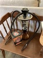 Hookah with coco buzz coconut charcoal, with bag