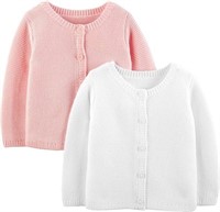 Simple Joys by Carter's Baby Girls' 2-Pack Knit Ca