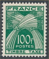 FRANCE #J92 MINT FINE-VF H