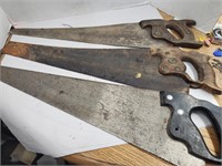 Lot of 3 Vintage Saws