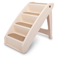 PetSafe CozyUp Folding Dog Stairs - Pet Stairs for