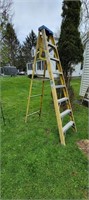 8 ft Werner step ladder yellow