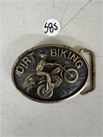 BTS 1978 Brass Dirt Bike Belt Buckle
