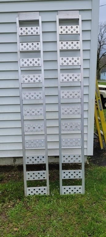 8 ft Reese aluminum cargo ramps