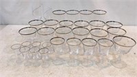 Fostoria Glasses In Various Sizes N10C