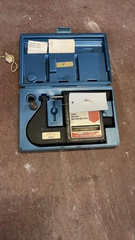 Brake micrometer | Live and Online Auctions on HiBid.com