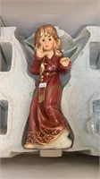 Goebel magical Christmas ceramic angel in the