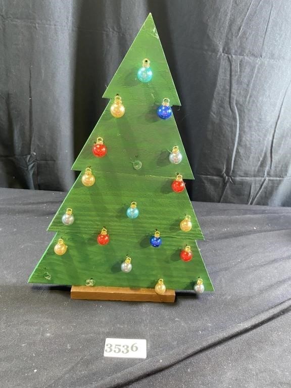 Small Little Wooden Christmas Tree