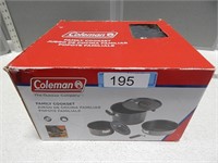 Coleman family cookset; never used per seller