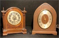 Lot of 2 Vintage Clocks - "Revere" & "Ingraham"