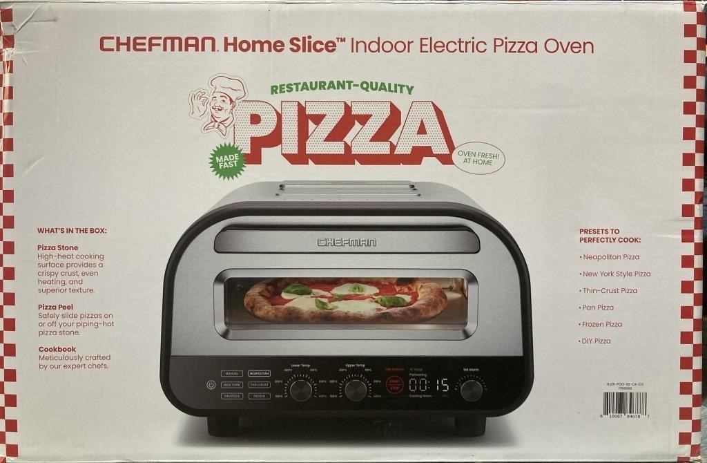 Chefman Home Slice Indoor Electric Pizza Oven *in