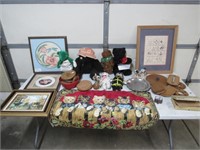 bears,cat tapestry & items