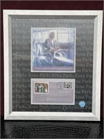 Rosa Parks Commemorative stamp framed