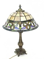 Stain Glass Leaded Lamp