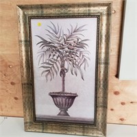 framed plant print 30"x20"