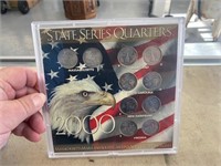 2000 STATE SERIES QUARTERS - 10 QUARTERS - DISPLAY