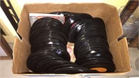 Box lot of 45 RPM records colluding John Denver,