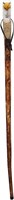 Rustic Axentz Wood Walking Hiking Pole Stick