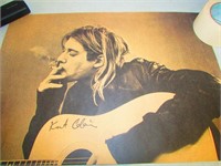 Kurt Cobain Nirvana Poster Signed Print