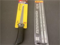 6" Wallboard Saw, hack saw blades