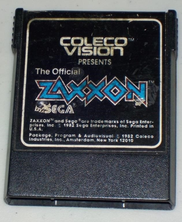 Coleco Vision Zaxxon Game Cartridge