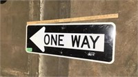 36 x 12 one-way sign