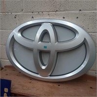 "Toyota Emblem Main Dealership" Sign - Hard