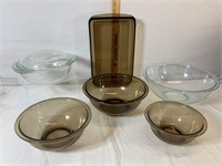 Pyrex Bowl And Bakeware Lot