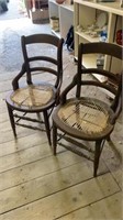 Pair of Antique "Cottage" Style Chairs