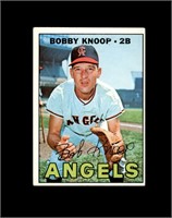 1967 Topps #175 Bobby Knoop EX to EX-MT+