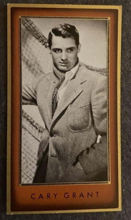 CARY GRANT: Antique Tobacco Card (1936)
