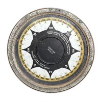 Vintage WWII Sperry Gyro Compass by Chrysler Dodge