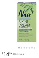 Nair Bikini Cream with Green Tea Sensitive